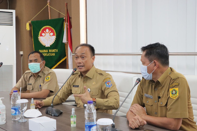 Dirjen Dukcapil Kementerian Dalam Negeri, Zudan Arif Fakrulloh berkunjung ke Dinas Dukcapil Kabupaten Bogor Foto: Dok. Dukcapil