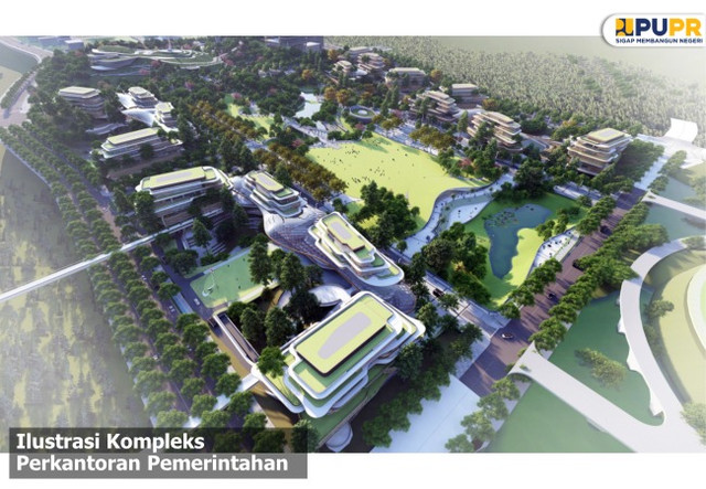 konsep desain IKN yang baru. Foto: Kementerian PUPR