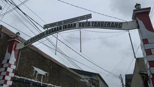 Suasana eks kontrakan Saifuddin Ibrahim di Gang Jamblang, RT 01/04 Kelurahan Buaran Indah, Kecamatan Tangerang, Kota Tangerang. Foto: Dok. Istimewa