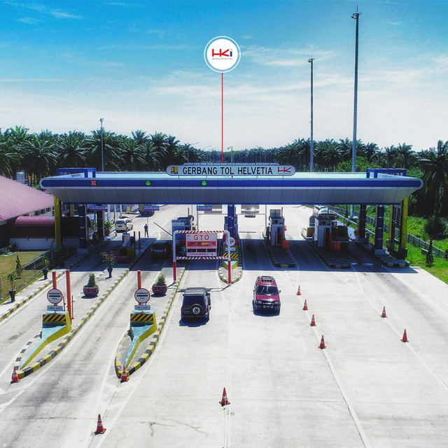 Gerbang Tol Helvetia. Foto: dok. Hutama Karya Infrastruktur
