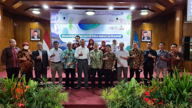 Kolaborasi Prodi Akuakultur UMM bersama PT CP Prima untuk menciptakan lulusan sarjana yang unggul dan berdaya saing. Foto : dok