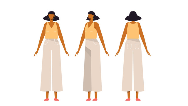 Tips Fashion: Padu-padan Celana Kulot untuk Tubuh Plus Size. Foto: Marina Podrez/Shutterstock