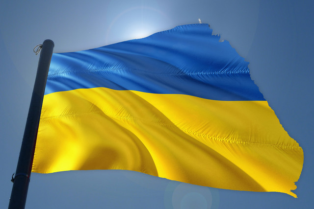 Ilustrasi Bendera Ukraina. (Sumber gambar: Pixabay)