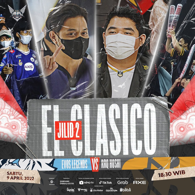 El Clasico di MPL Indonesia. (Foto: Instagram/MPL Indonesia)