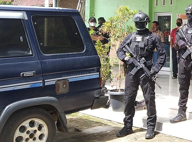 Ilustrasi Densus 88 Anti Teror. | Foto: Bella Sardio/ Lampung Geh