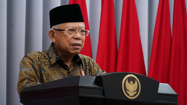 Wakil Presiden (Wapres) Ma'ruf Amin Hadiri Rakornas Penanggulangan Bencana. Foto: Setwapres-KIP