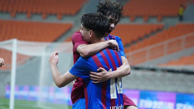 Barcelona U-18 di International Youth Championship (IYC) 2021. Foto: Instagram/@fcbmasia