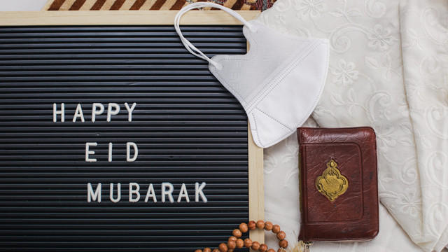 Ilustrasi idul fitri di masa pandemi. Foto: Gatot Adri/Shutterstock