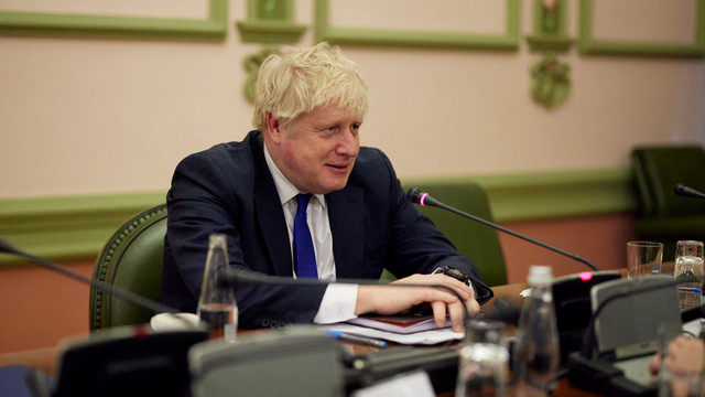 Perdana Menteri Inggris Boris Johnson. Foto: Layanan Pers Presiden Ukraina/Handout via REUTERS