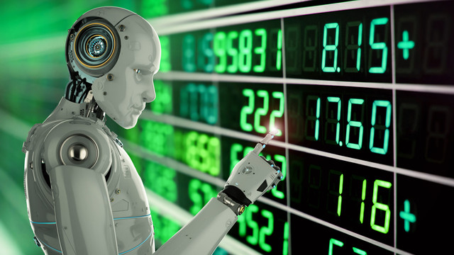 Ilustrasi robot trading. Foto: Phonlamai Photo/Shutterstock