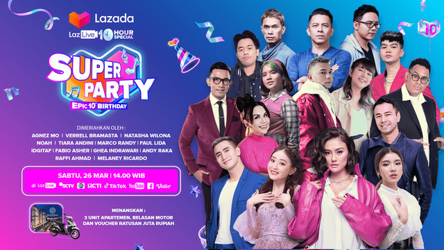 Lazada 10th Birthday Sale, 27-29 Maret. Foto: Dok. Lazada