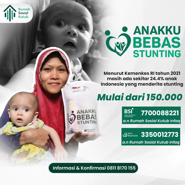 Gerakan 'Anakku Bebas Stunting.' Foto: Dok. Rumah Sosial Kutub.