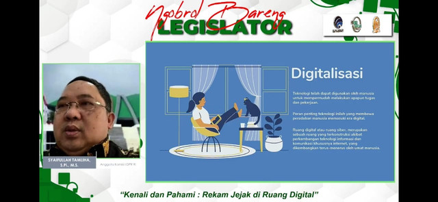 Syaifullah Tamliha S.Pi., M.S., Anggota Komisi I DPR-RI dari fraksi P3