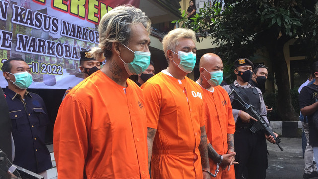 Narkotika seberat 39 kg diamankan Polda Bali di belakang Lapas Kerobokan Kelas II A Denpasar. Foto: Denita BR Matondang/kumparan