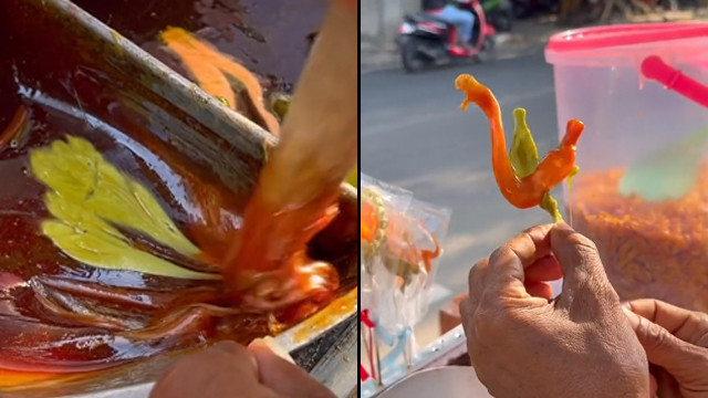 Macam-macam gulali. (Foto: @nantikitamakanini/TikTok)