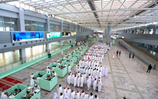 Terminal Haji di Bandara King Abdulaziz, Jeddah, pada musim haji. Foto: Kaia.sa