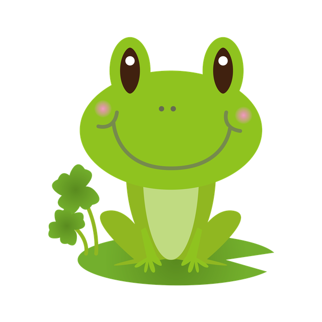 https://pixabay.com/id/illustrations/katak-hijau-hujan-kartun-imut-4048728/