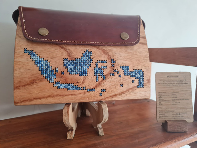 Tas kristik kayu asal Temanggung, Jawa Tengah. Foto: Dok. Istimewa