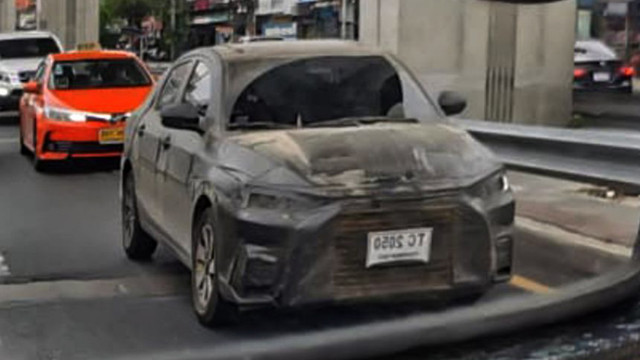 Toyota Vios terbaru tepergok diuji jalan di Thailand. Foto: Khun Phol Wassaphol via Headlightmag.com