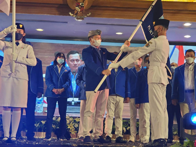 Made Mudarta saat dilantik menjadi Ketua DPD Partai Demokrat Bali - IST