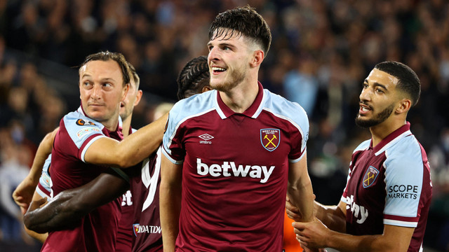 Pertandingan West Ham United melawan Rapid Wina dalam laga Grup H Liga Europa di Stadion London, London, Inggris.  Foto: Sam Mellish / AFP