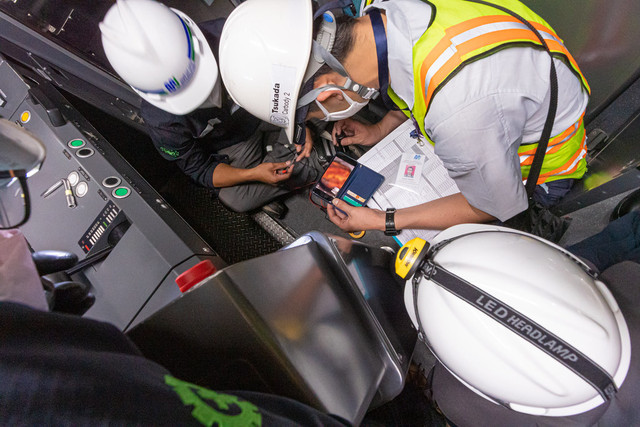 MRT Jakarta lakukan overhaul kereta.  Foto: Dok MRT Jakarta