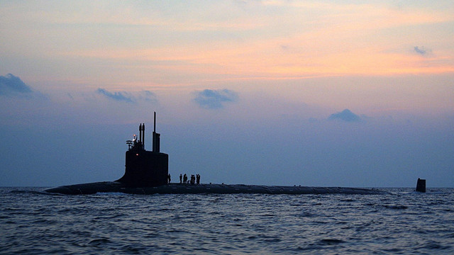 Kapal selam Virginia Angkatan Laut AS. Foto: US NAVY / AFP