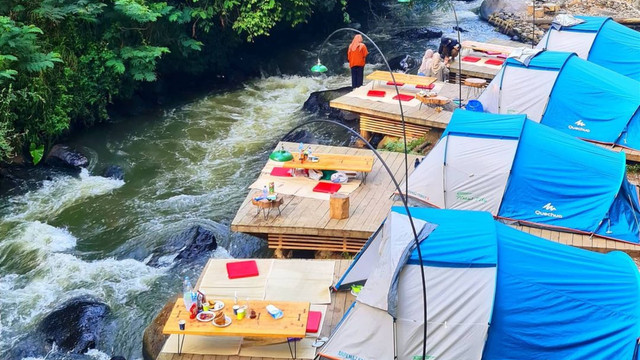 Camp Gound di Pineus Tilu. Foto: instagram @pineustilu