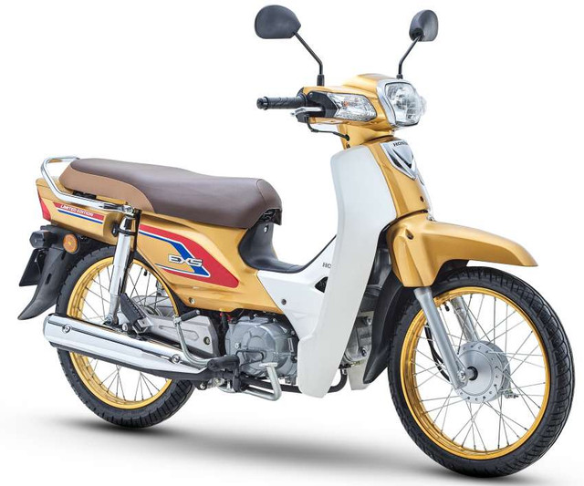 Honda EX5 atau Astrea Grand edisi 35th Anniversary Limited Edition. Foto: Paultan