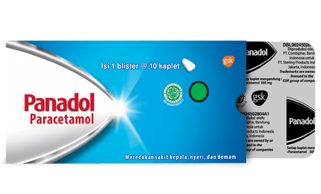 Varian panadol biru atau panadol Reguler. Foto: Laman Resmi Panadol