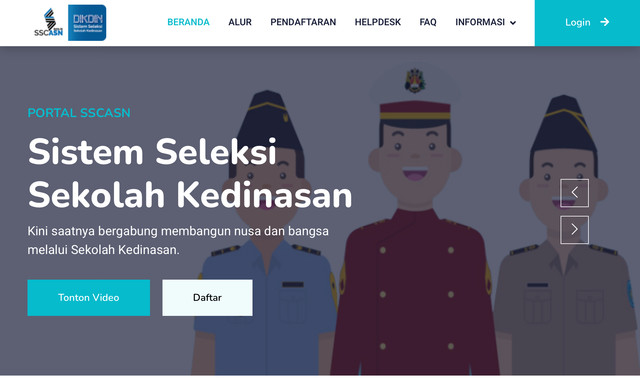 Keterangan foto: https://dikdin.bkn.go.id/.