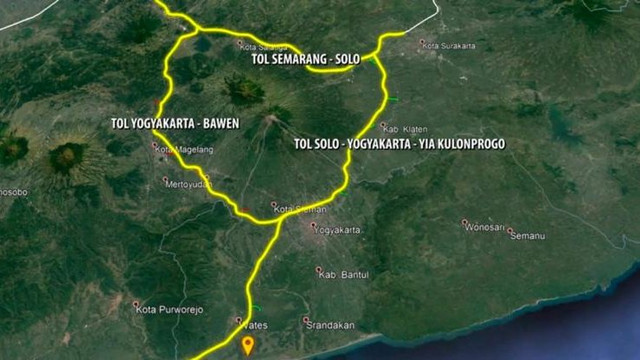 Kementerian PUPR memulai pembangunan Tol Yogyakarta-Bawen.  Foto: Kementerian PUPR