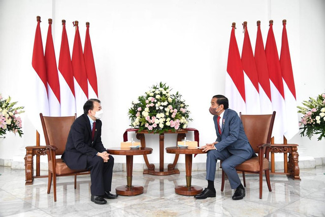 Presiden Jokowi terima pimpinan Asian Development Bank di Istana Bogor. Foto: Lukas/Biro Pers Sekretariat Presiden