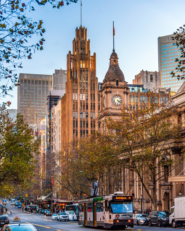 Pemandangan Kota Melbourne di Australia. Foto: Adam Calaitzis/Shutterstock