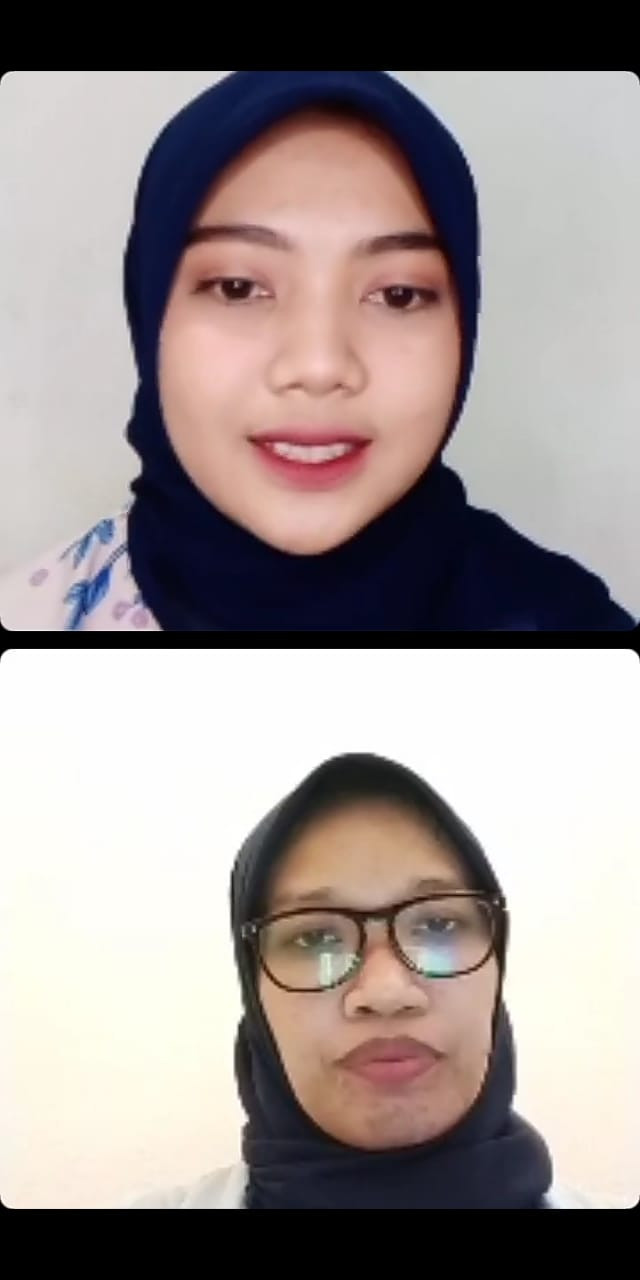 Dosen Psikologi UIN Maulana Malik Ibrahim Malang, Fuji Astutik MPsi (bawah) saat Live Instagram Tugu Malang ID. Foto: tangkapan layar