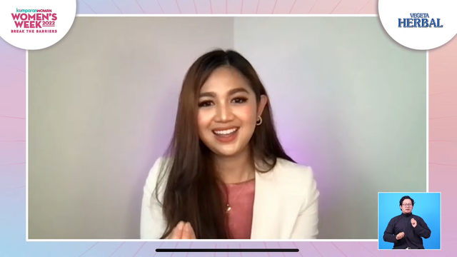 Sesi virtual conference "Women Healthy Lifestyle Pentingnya Jaga Kesehatan Pencernaan bagi Perempuan" bersama Vegeta di Women's Week 2022, Kamis (31/03/2022). Foto: Youtube/@kumparan