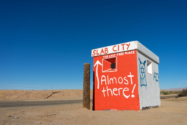 Slab City di Amerika Serikat. Foto: Barna Tanko/Shutterstock