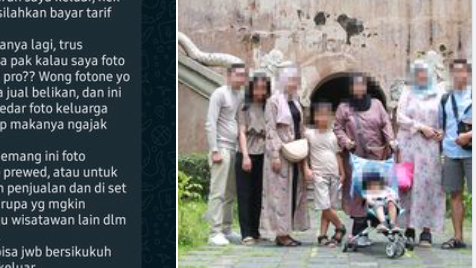 Tangkapan layar curhatan di grup Facebook