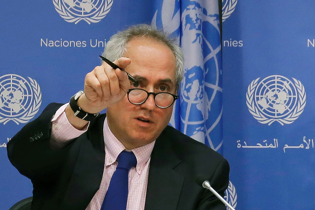Juru Bicara PBB Stephane Dujarric. Foto: Bebeto Matthews/AP Photo