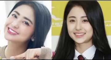 Dewi Perssik disebut mirip dengan salah satu member girl grup LE SSERAFIM, Huh Yunjin. Foto: Instagram/dewiperssik86