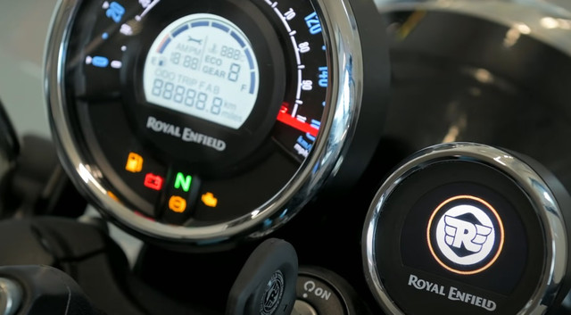 Fitur Tripper Navigation pada motor Royal Enfield. Foto: Royal Enfield Indonesia