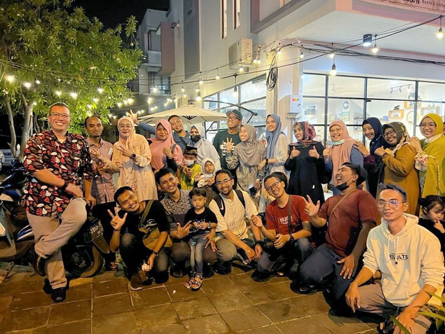 Anggota TDA Batam mengadakan buka bersama di akhir Ramadan. dok