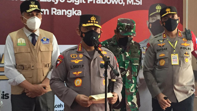 Kapolri Berkunjung ke Aceh Cek Capaian Vaksinasi. Foto: Zuhri Noviandi/kumparan