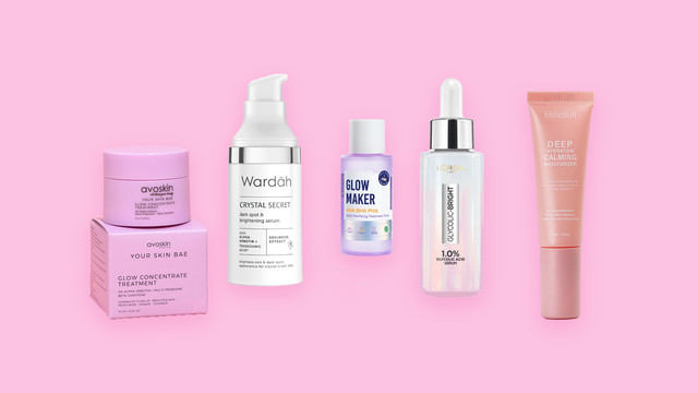 9 Rekomendasi Skin Care untuk Bikin Kulit Glowing saat Lebaran. Foto: dok. Avoskin, Wardah, Somethinc, L'Oreal, ElseSkin.