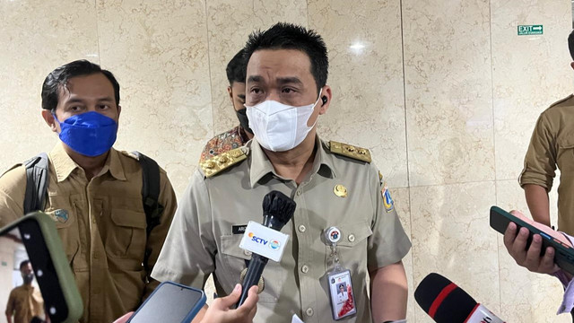 Wakil Gubernur DKI Jakarta Riza Patria di Balai Kota DKI Jakarta, Selasa (8/3) Foto: Haya Syahira/kumparan