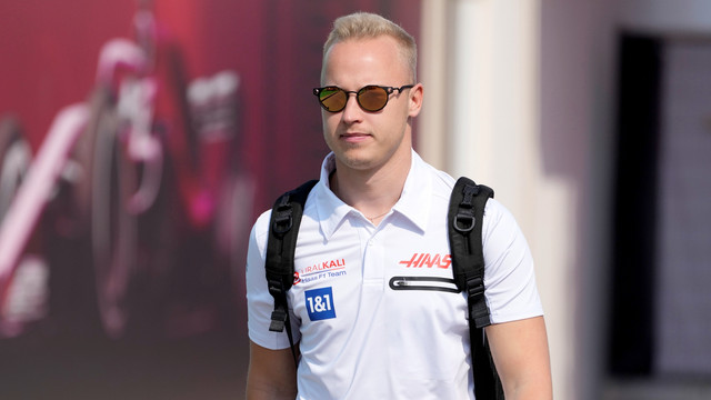 Pebalap F1, Nikita Mazepin dari Rusia. Foto: Darko Bandic/AP Photo