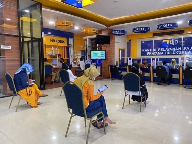 Pelayanan Program Pengungkapan Sukarela (PPS) di Kantor Pelayanan Pajak. Foto : Humas KPP Pratama Bulukumba