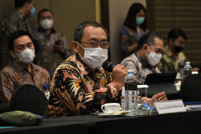 Plt. Direktur Jenderal Industri Kimia, Farmasi dan Tekstil (IKFT) Kemenperin Ignatius Warsito.  Foto: Dok. Kemenperin