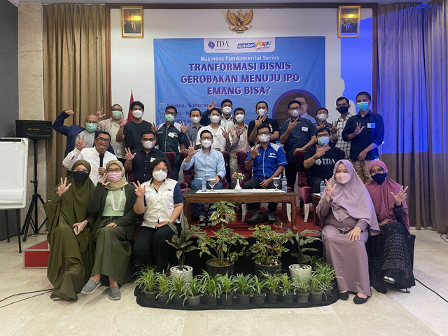 Komunitas Tangan Di Atas (TDA) daerah Tangerang menggelar workshop business fundamental series. dok