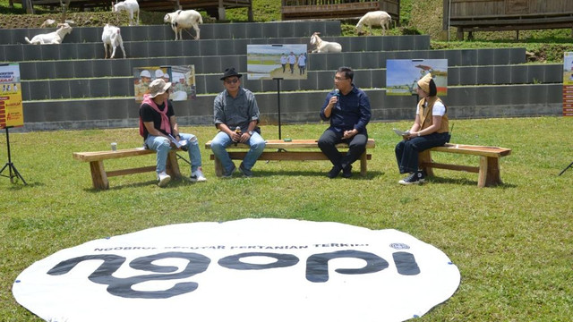 Pemilik Peternakan Rajendra Farm, Heri Kurniawan, mengapresiasi upaya Kementerian Pertanian (Kementan) dalam mengembangkan budi daya peternakan modern Indonesia. Foto: Kementan